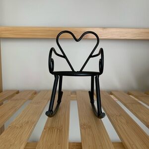 Heart-Shaped Metal Plant/Candle Holder